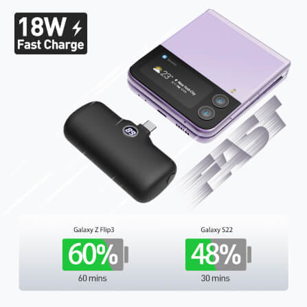 แบตเตอร์รี่สำรอง IWALK LINKPOD PRO 4800 MAH หัวชาร์จไร้สาย หัว TYPEC สี BLACK_4